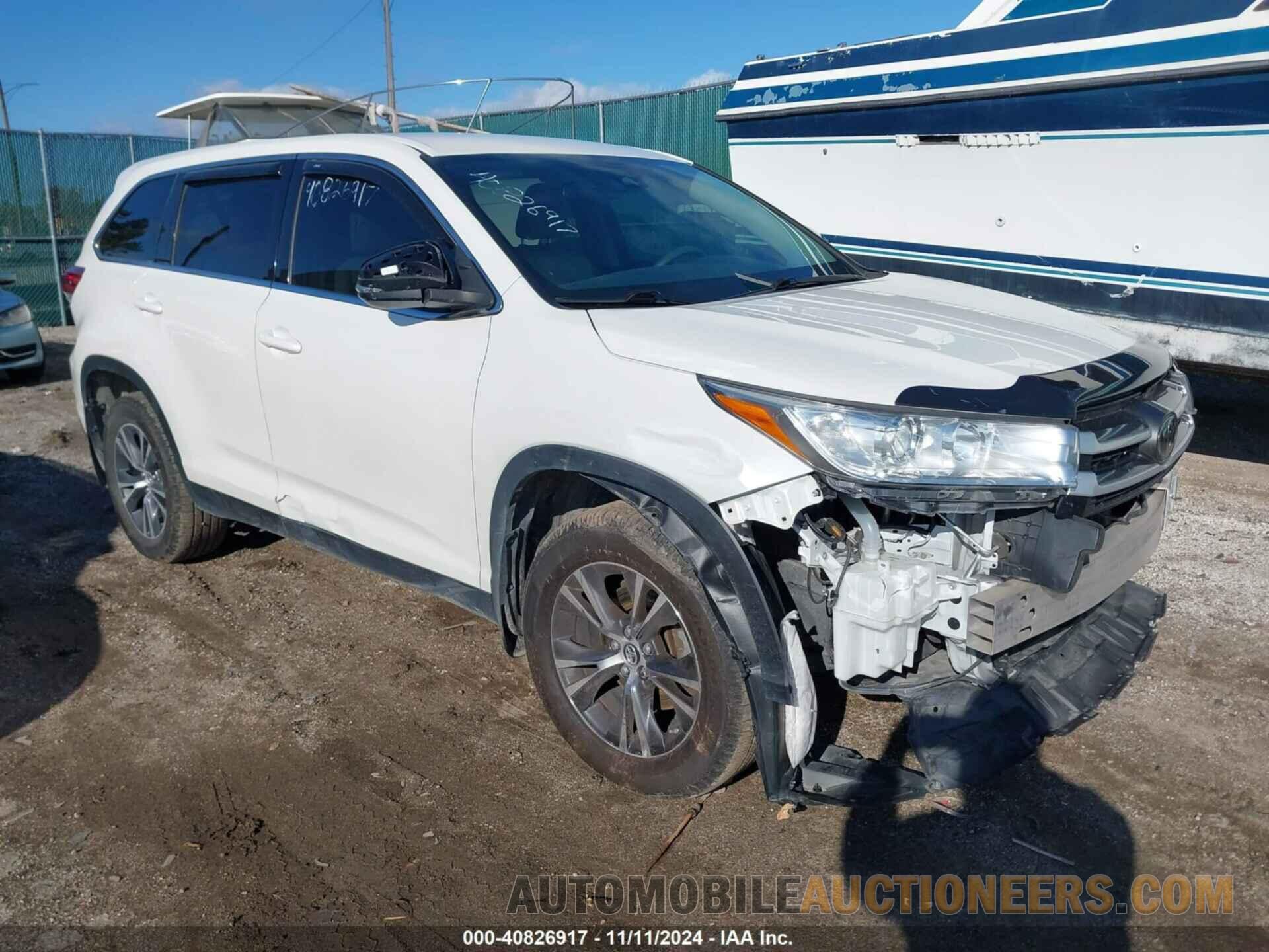 5TDBZRFH9KS993014 TOYOTA HIGHLANDER 2019