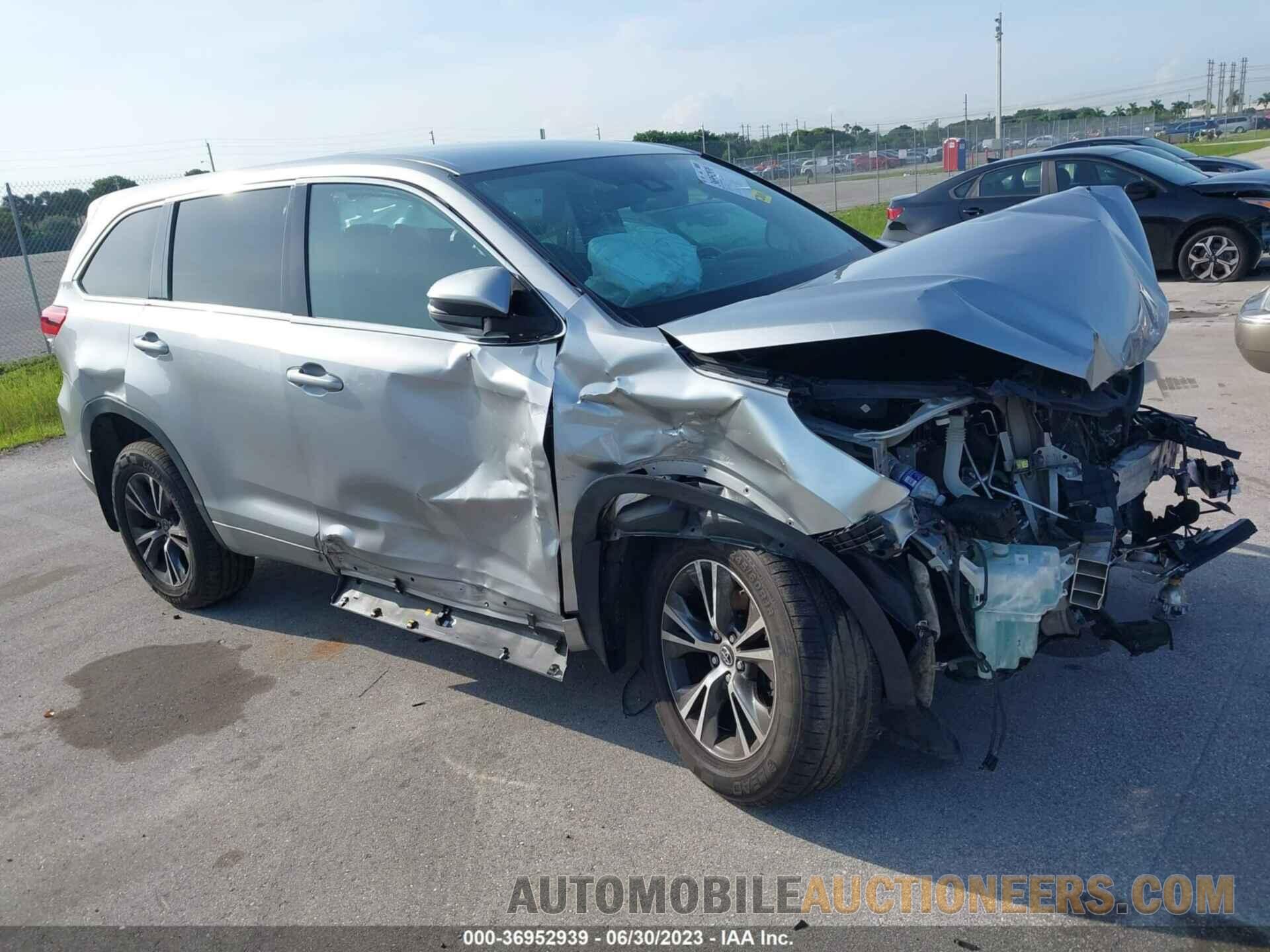 5TDBZRFHXHS361583 TOYOTA HIGHLANDER 2017