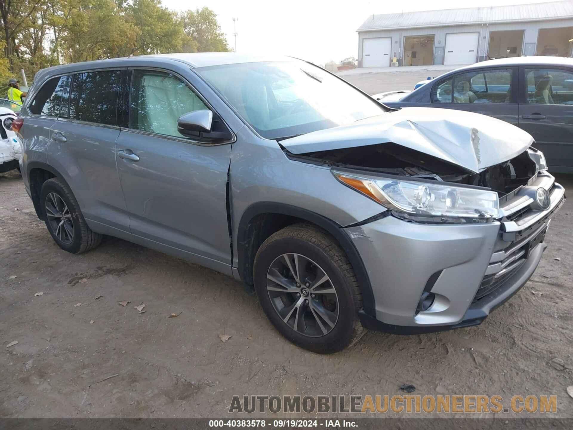 5TDBZRFHXHS475664 TOYOTA HIGHLANDER 2017