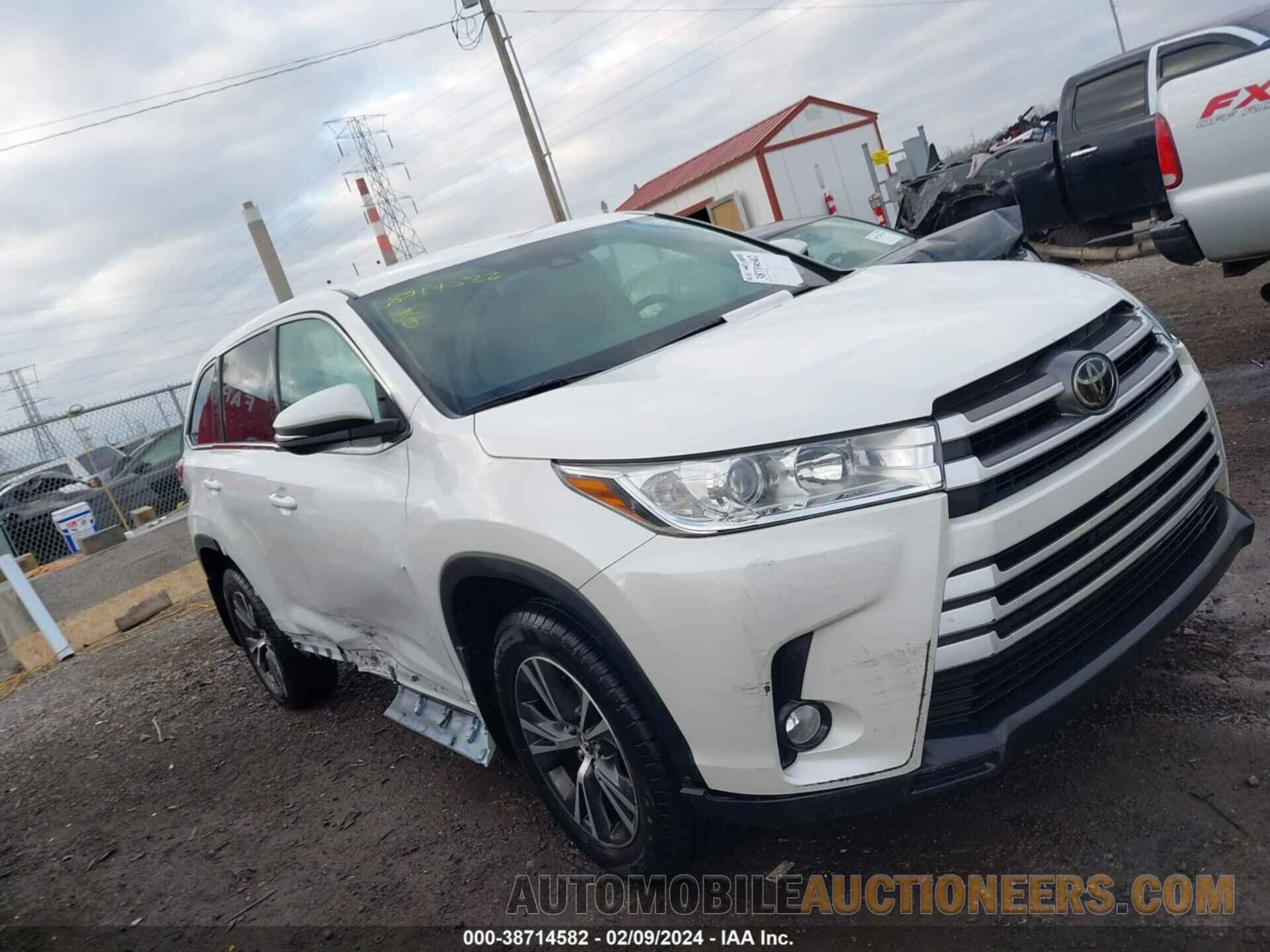 5TDBZRFHXHS476233 TOYOTA HIGHLANDER 2017