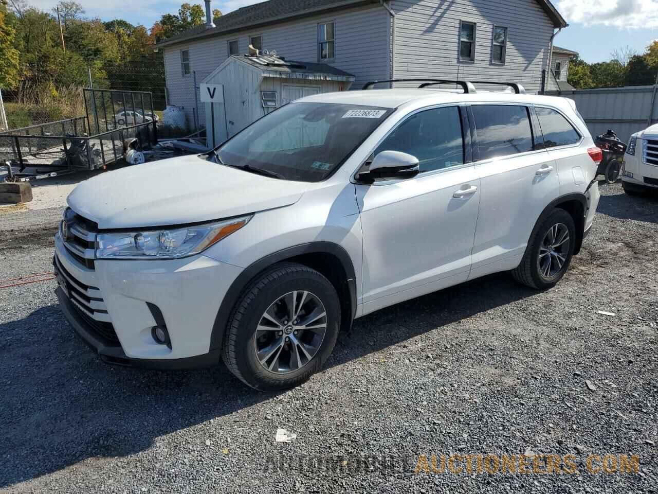 5TDBZRFHXJS801629 TOYOTA HIGHLANDER 2018