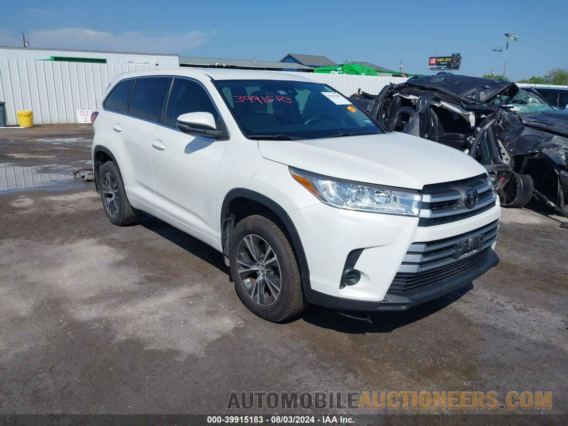 5TDBZRFHXJS806958 TOYOTA HIGHLANDER 2018