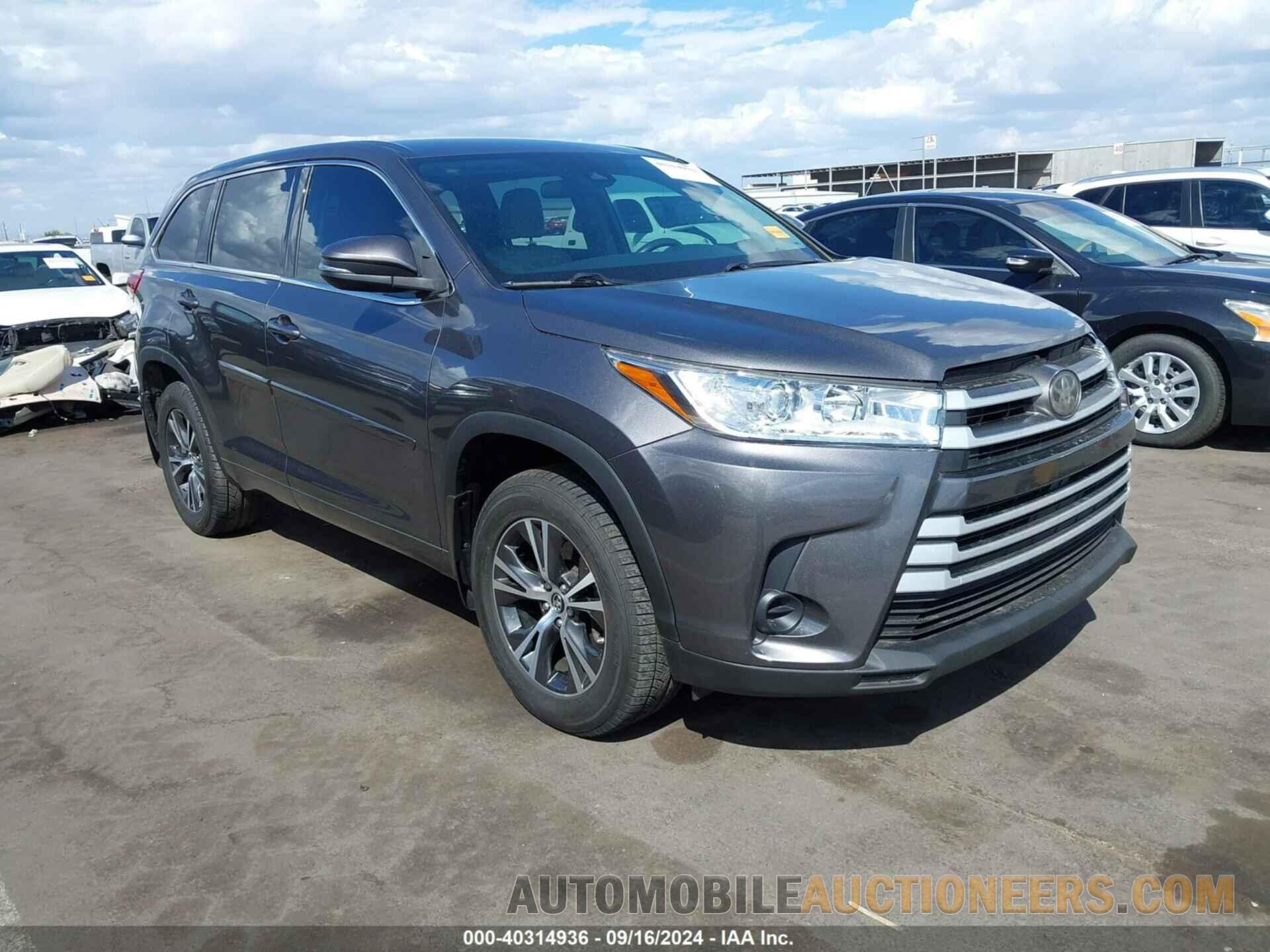 5TDBZRFHXJS860969 TOYOTA HIGHLANDER 2018