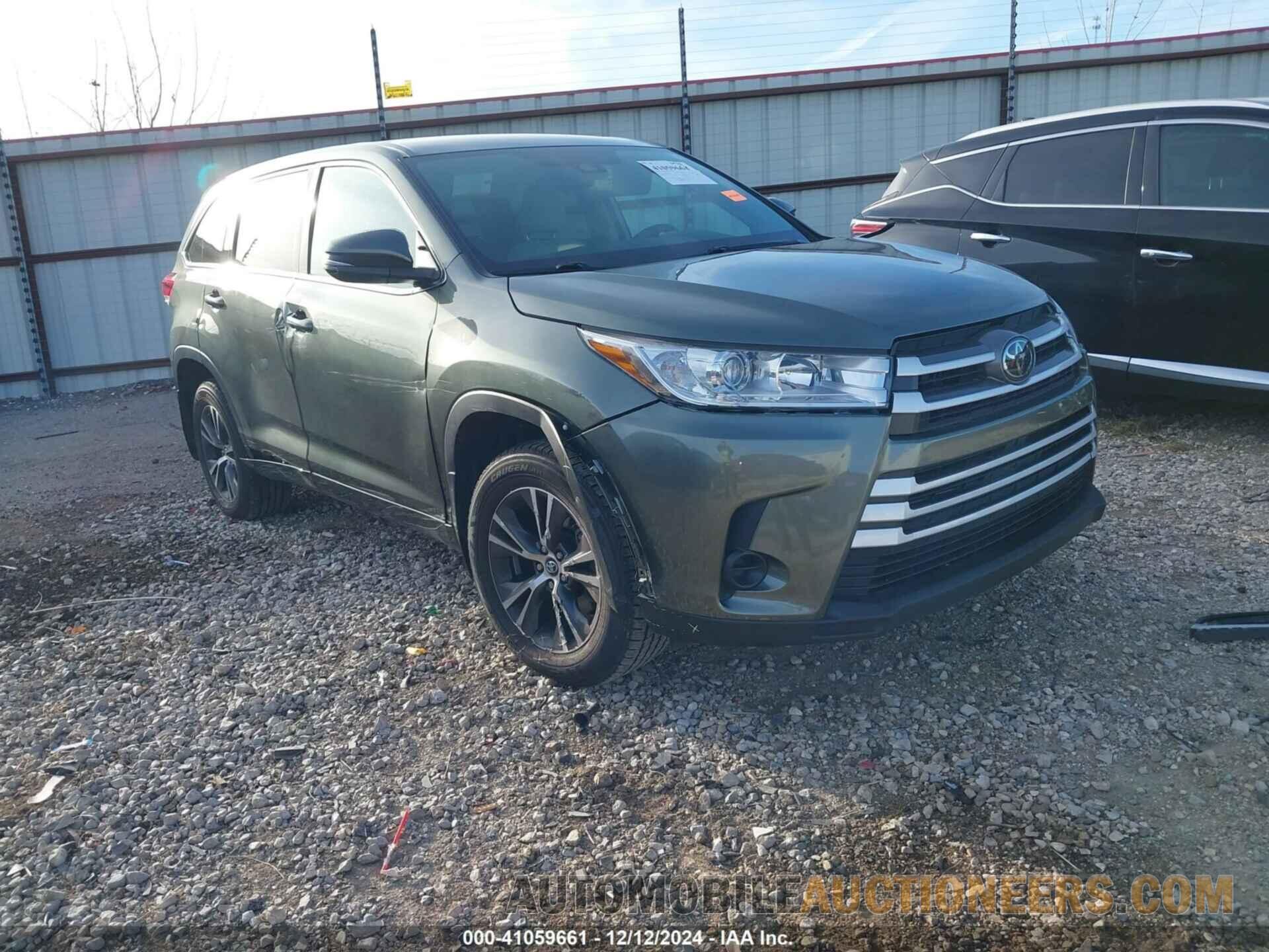 5TDBZRFHXJS888951 TOYOTA HIGHLANDER 2018