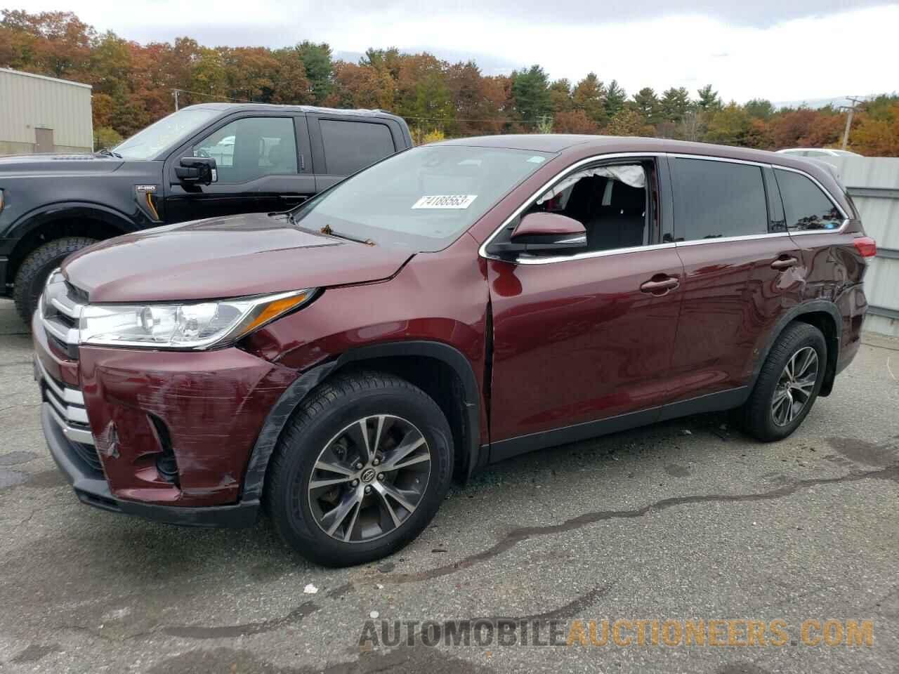 5TDBZRFHXKS949832 TOYOTA HIGHLANDER 2019