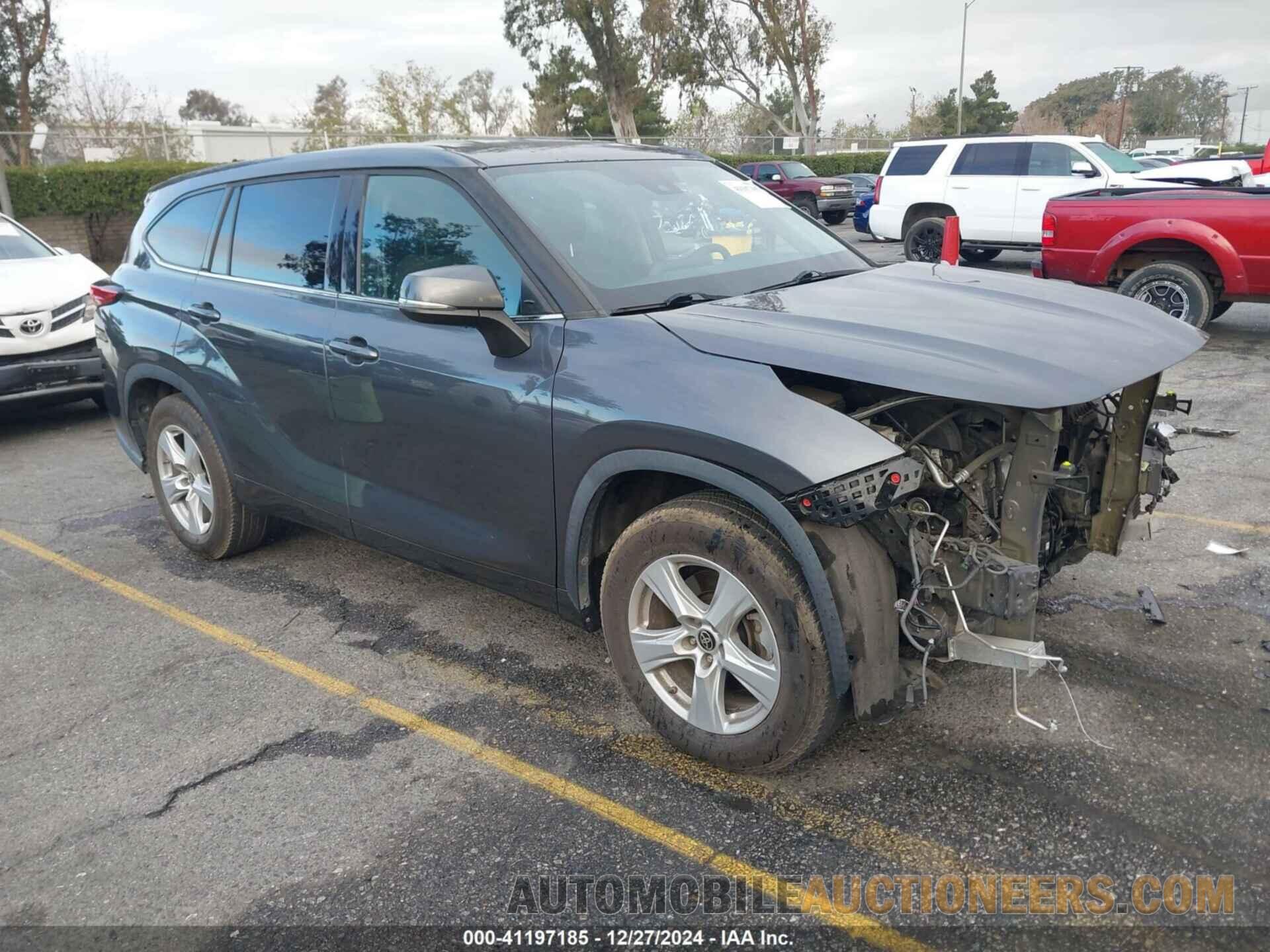 5TDCZRAH0MS033644 TOYOTA HIGHLANDER 2021