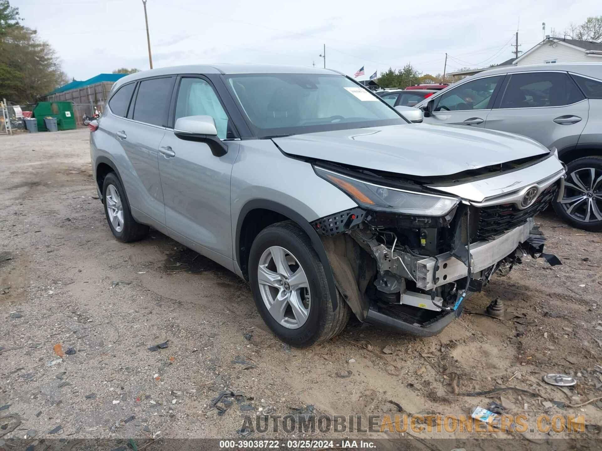 5TDCZRAH0NS097622 TOYOTA HIGHLANDER 2022