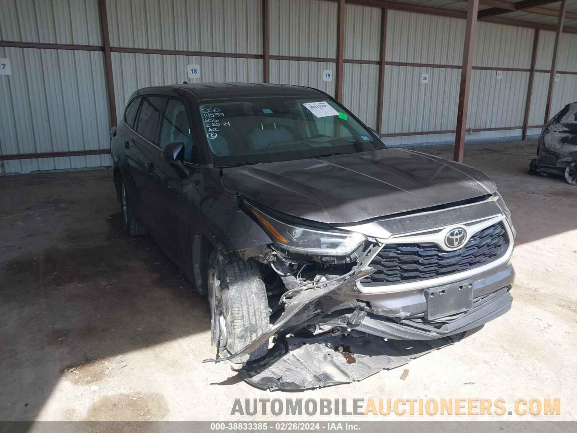 5TDCZRAH1MS072923 TOYOTA HIGHLANDER 2021