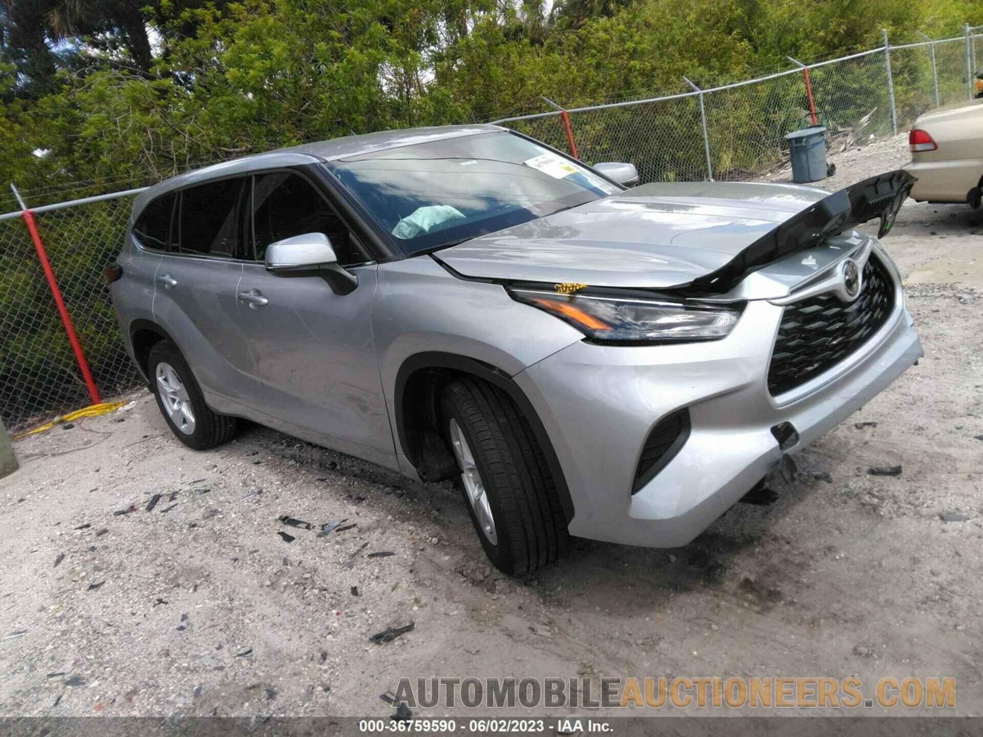 5TDCZRAH2NS135075 TOYOTA HIGHLANDER 2022