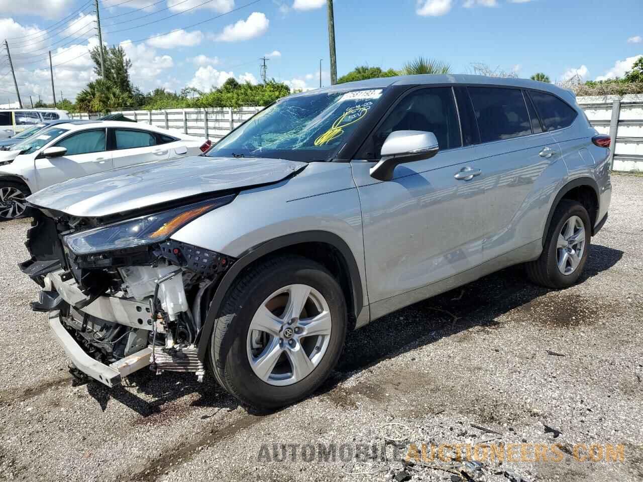 5TDCZRAH7NS106722 TOYOTA HIGHLANDER 2022