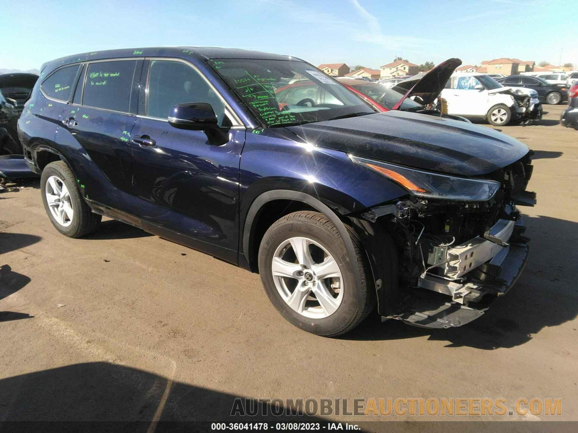 5TDCZRAH9MS075925 TOYOTA HIGHLANDER 2021