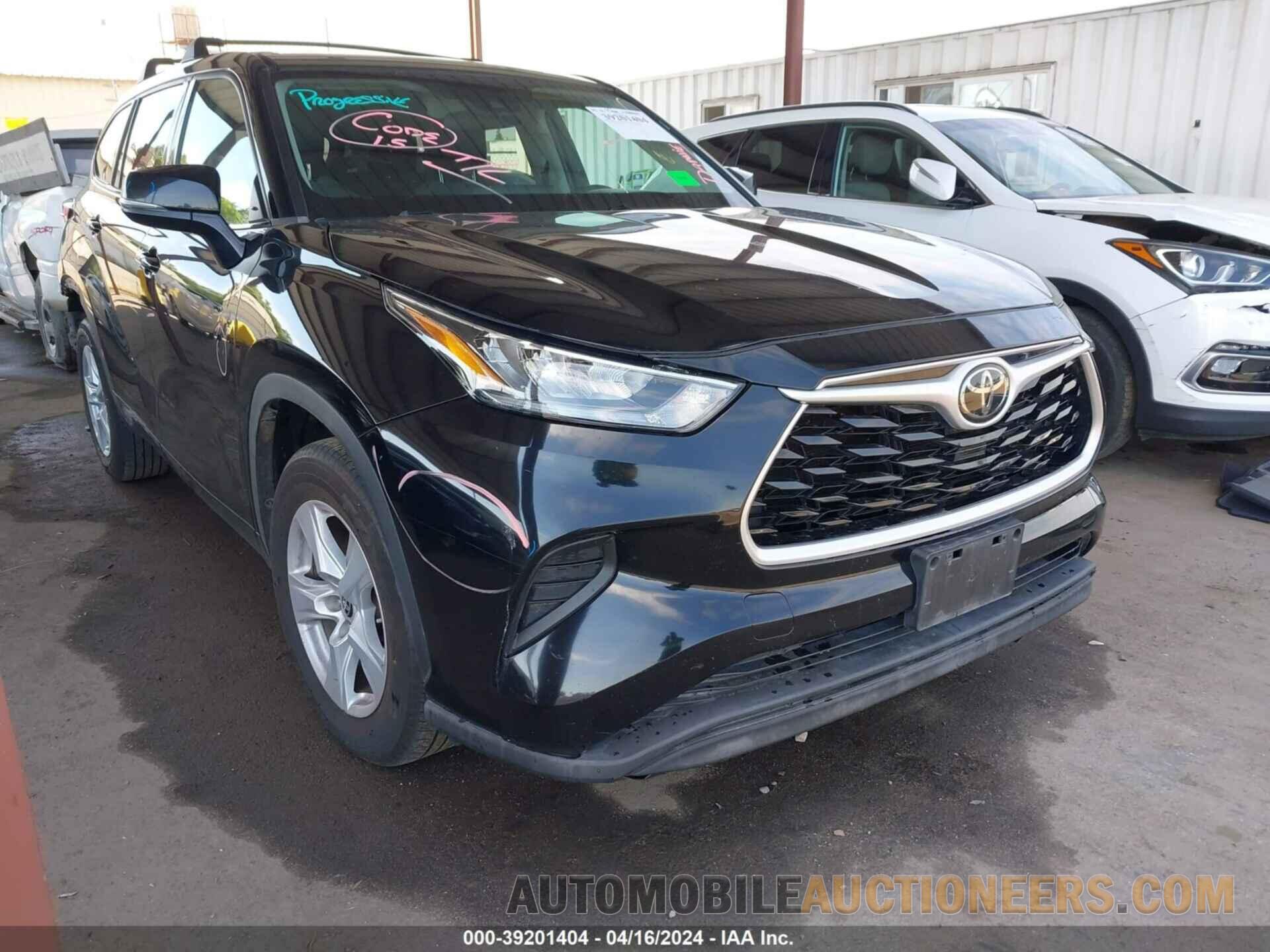 5TDCZRAHXLS012413 TOYOTA HIGHLANDER 2020