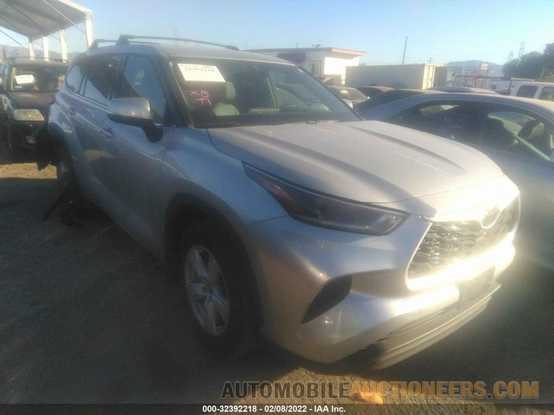 5TDCZRAHXMS535884 TOYOTA HIGHLANDER 2021