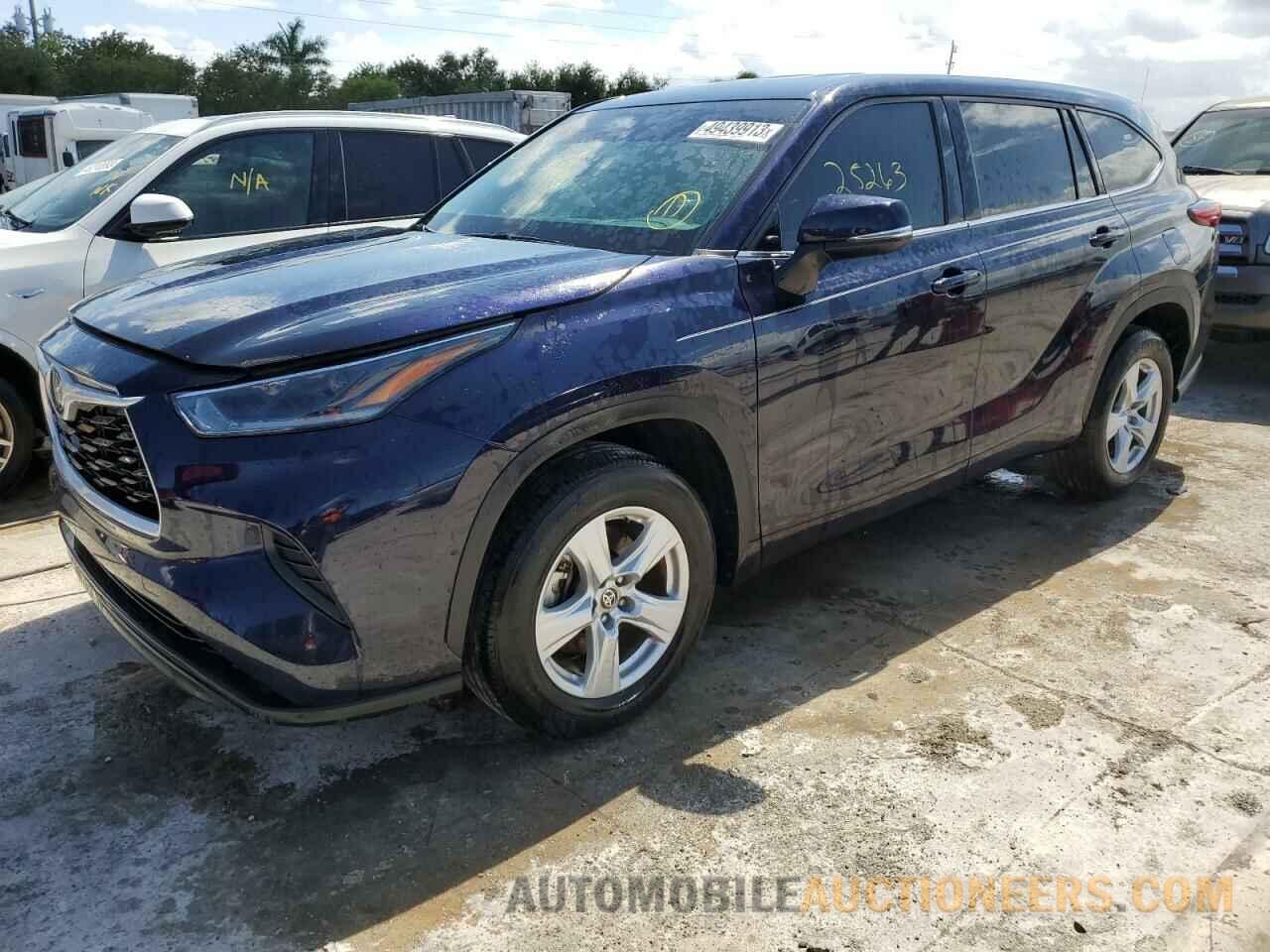 5TDCZRAHXMS537294 TOYOTA HIGHLANDER 2021