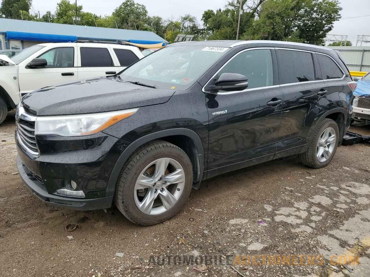 5TDDCRFH0FS008504 TOYOTA HIGHLANDER 2015