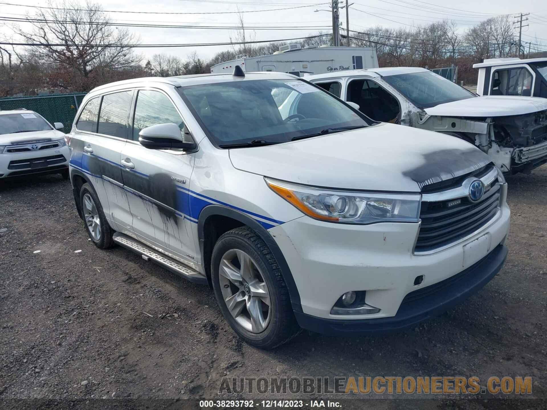 5TDDCRFH0GS017933 TOYOTA HIGHLANDER 2016