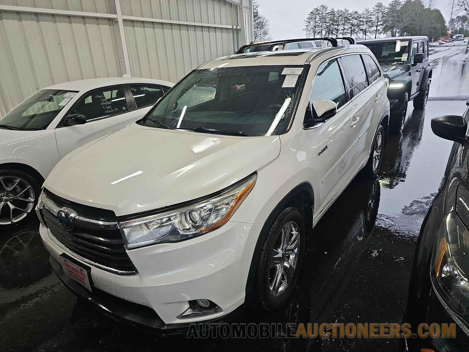 5TDDCRFH1GS016077 Toyota Highlander Hybrid 2016