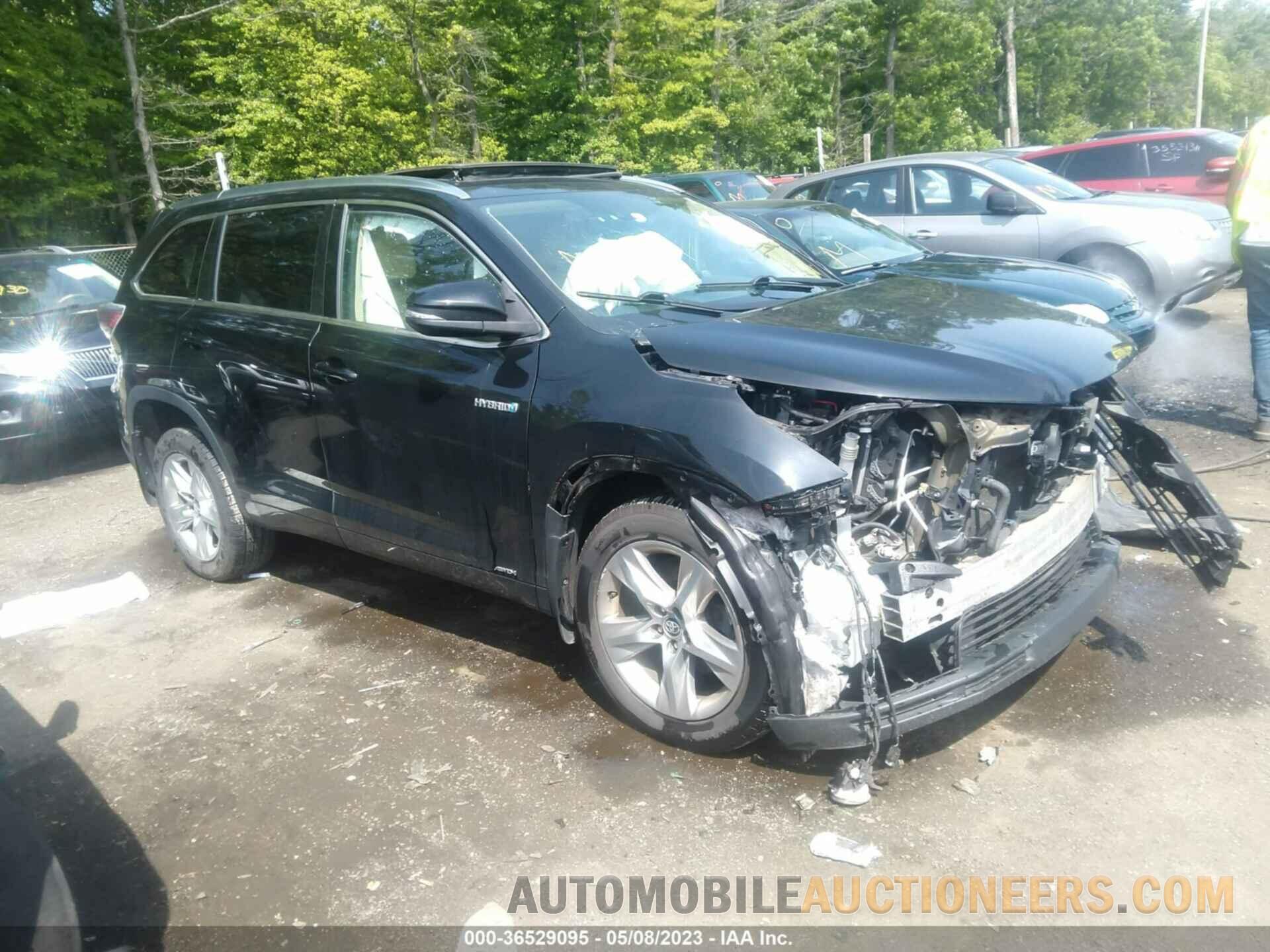 5TDDCRFH2GS015441 TOYOTA HIGHLANDER HYBRID 2016