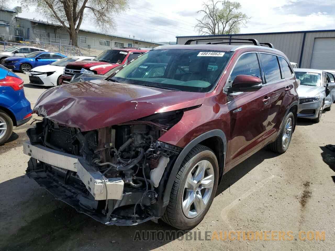 5TDDCRFH3FS007640 TOYOTA HIGHLANDER 2015