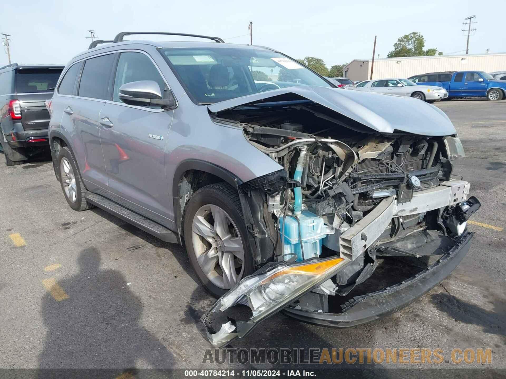 5TDDCRFH5ES007007 TOYOTA HIGHLANDER HYBRID 2014