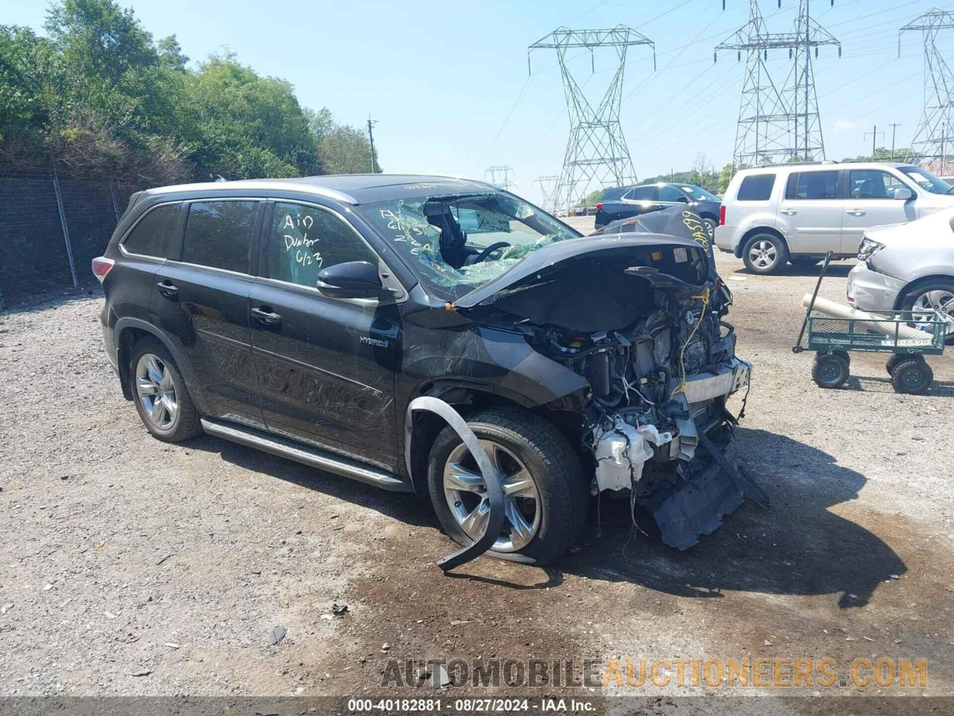 5TDDCRFH5FS008269 TOYOTA HIGHLANDER HYBRID 2015