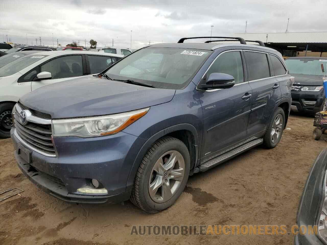 5TDDCRFH5GS015224 TOYOTA HIGHLANDER 2016