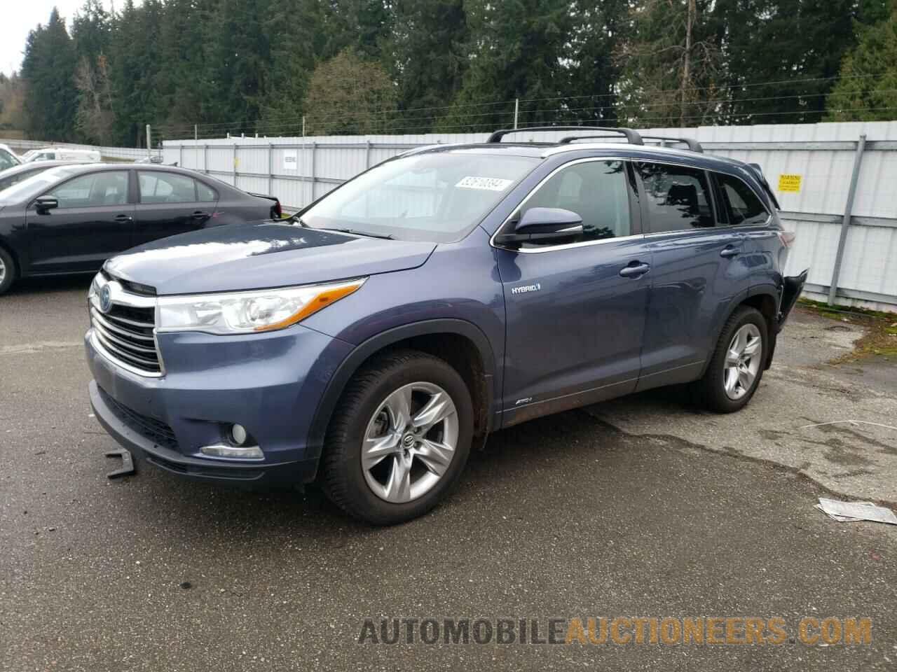 5TDDCRFH6GS014504 TOYOTA HIGHLANDER 2016