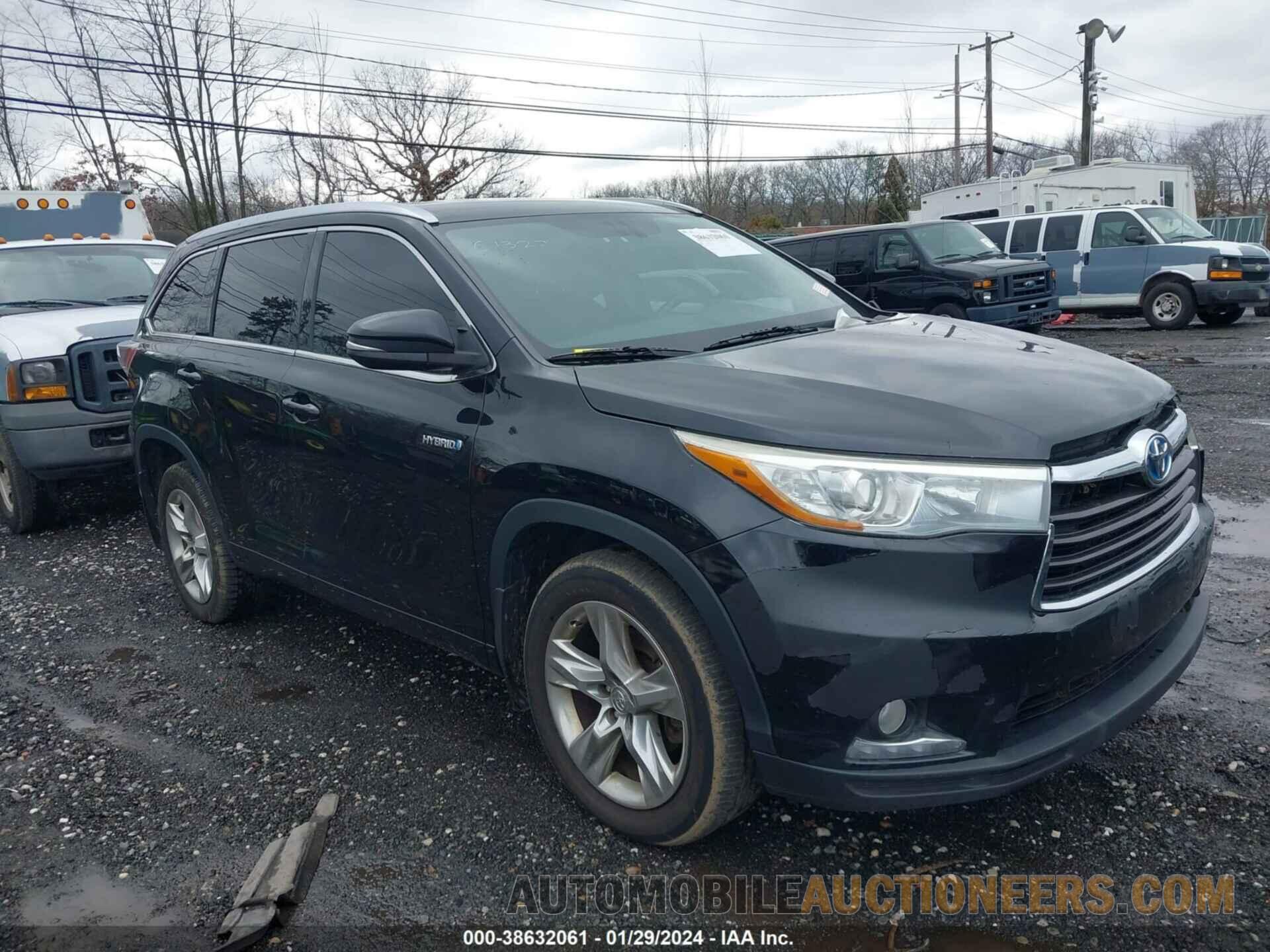 5TDDCRFH7FS011335 TOYOTA HIGHLANDER HYBRID 2015