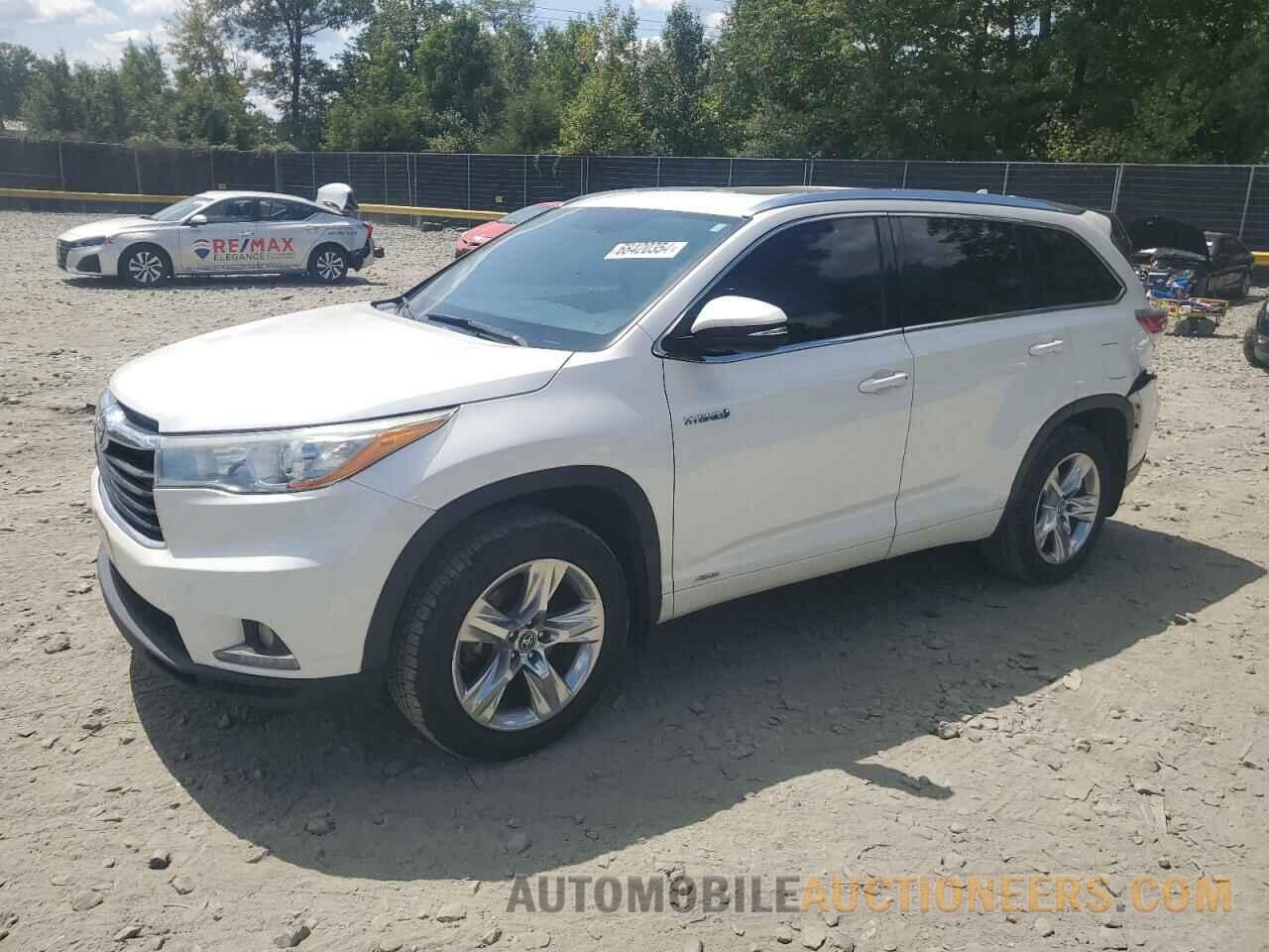 5TDDCRFH7GS016309 TOYOTA HIGHLANDER 2016