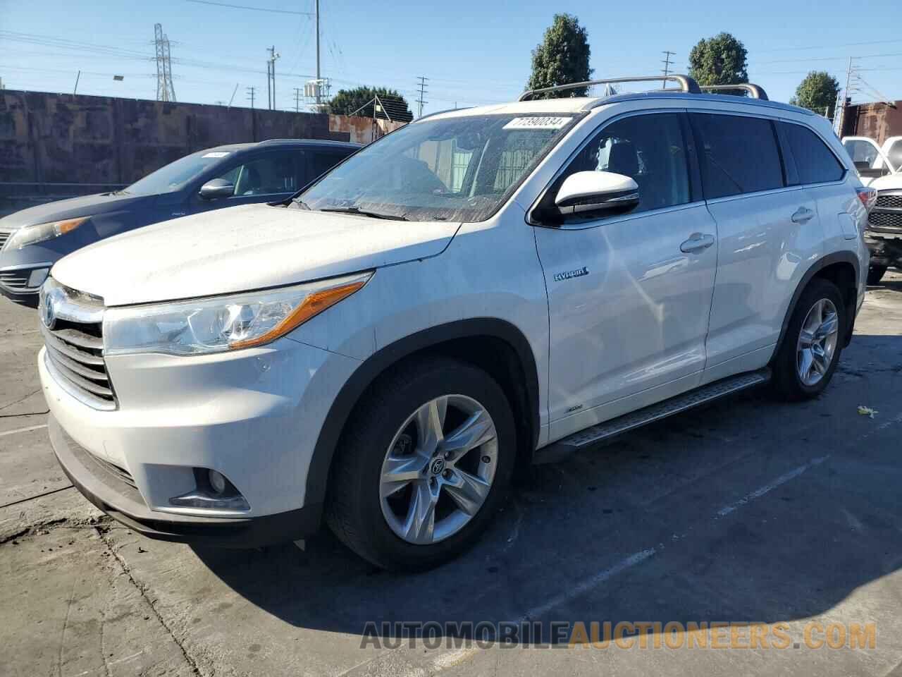 5TDDCRFH7GS016892 TOYOTA HIGHLANDER 2016