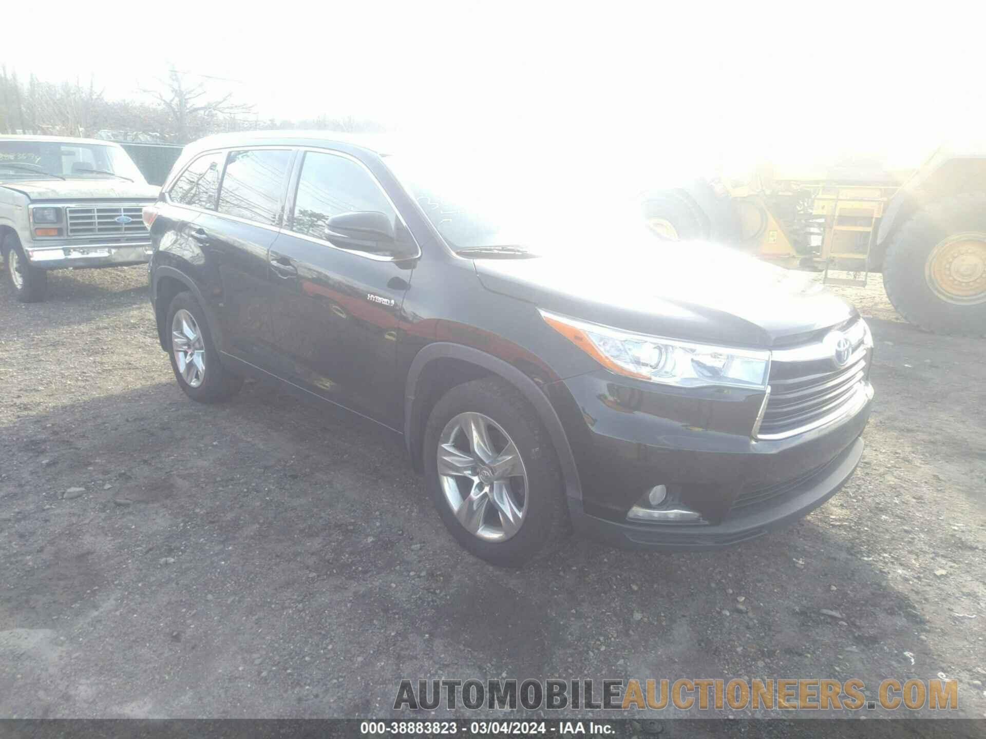 5TDDCRFH8FS011313 TOYOTA HIGHLANDER HYBRID 2015