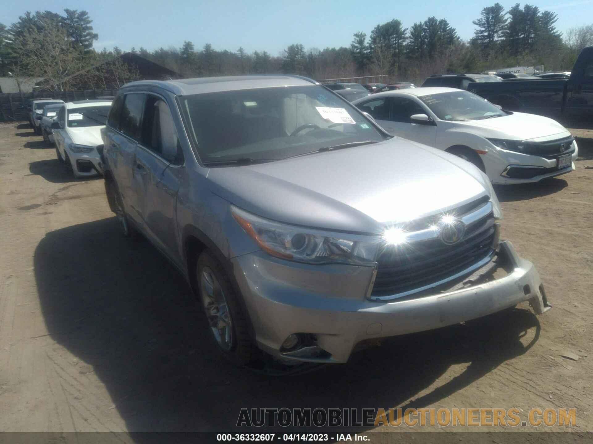 5TDDCRFH8FS013353 TOYOTA HIGHLANDER HYBRID 2015