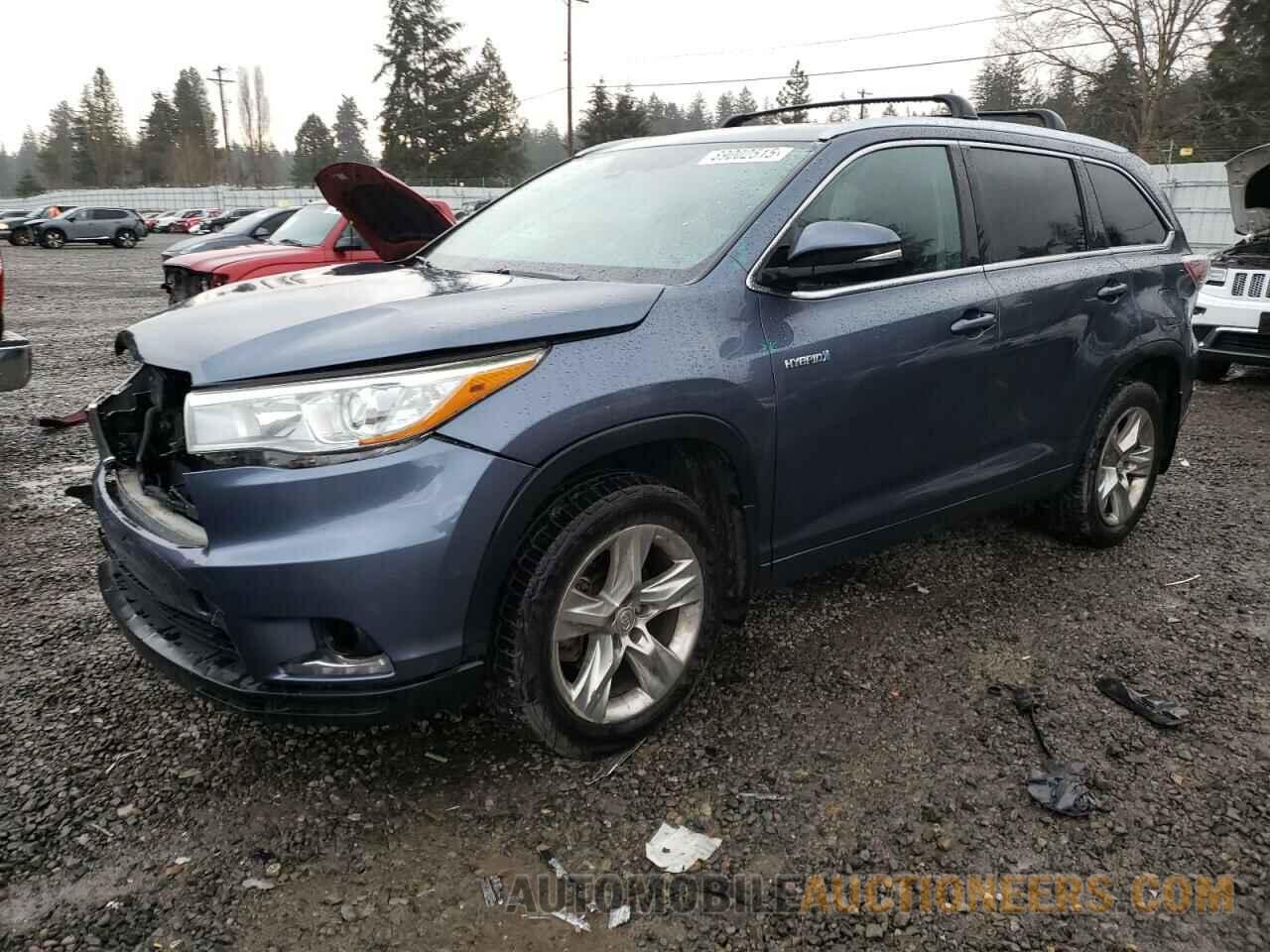 5TDDCRFH8FS013689 TOYOTA HIGHLANDER 2015