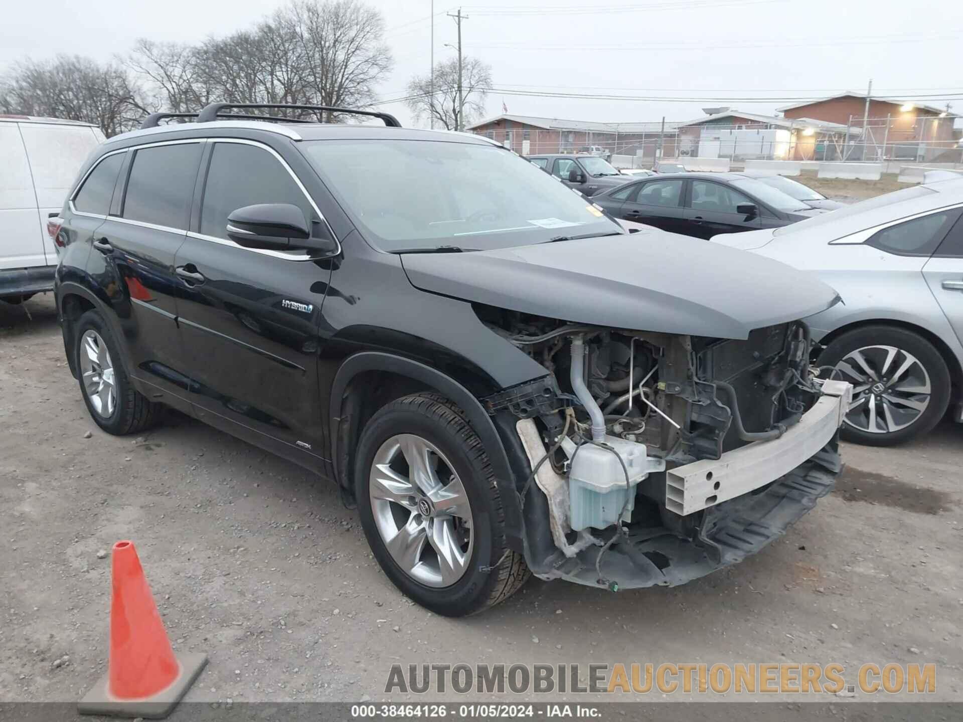 5TDDCRFH8GS018649 TOYOTA HIGHLANDER HYBRID 2016