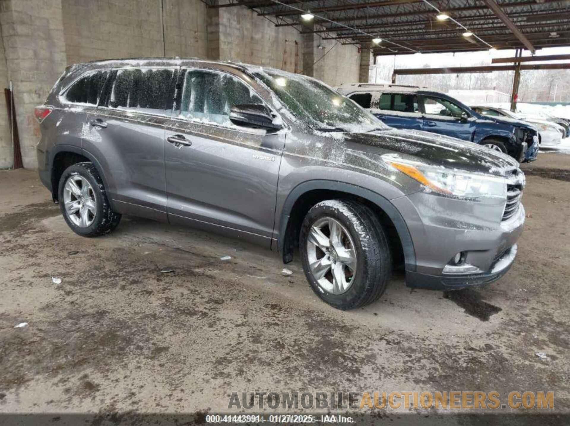 5TDDCRFH9ES006538 TOYOTA HIGHLANDER HYBRID 2014