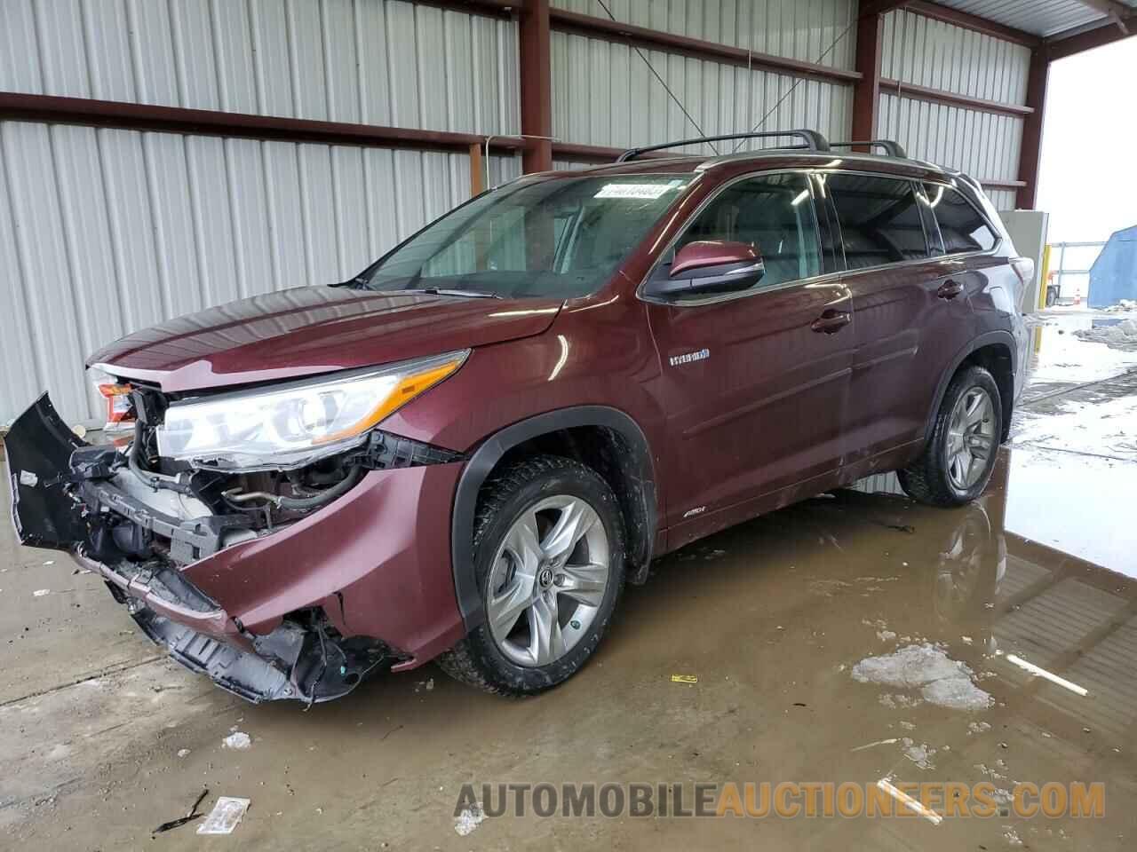 5TDDCRFH9GS013833 TOYOTA HIGHLANDER 2016