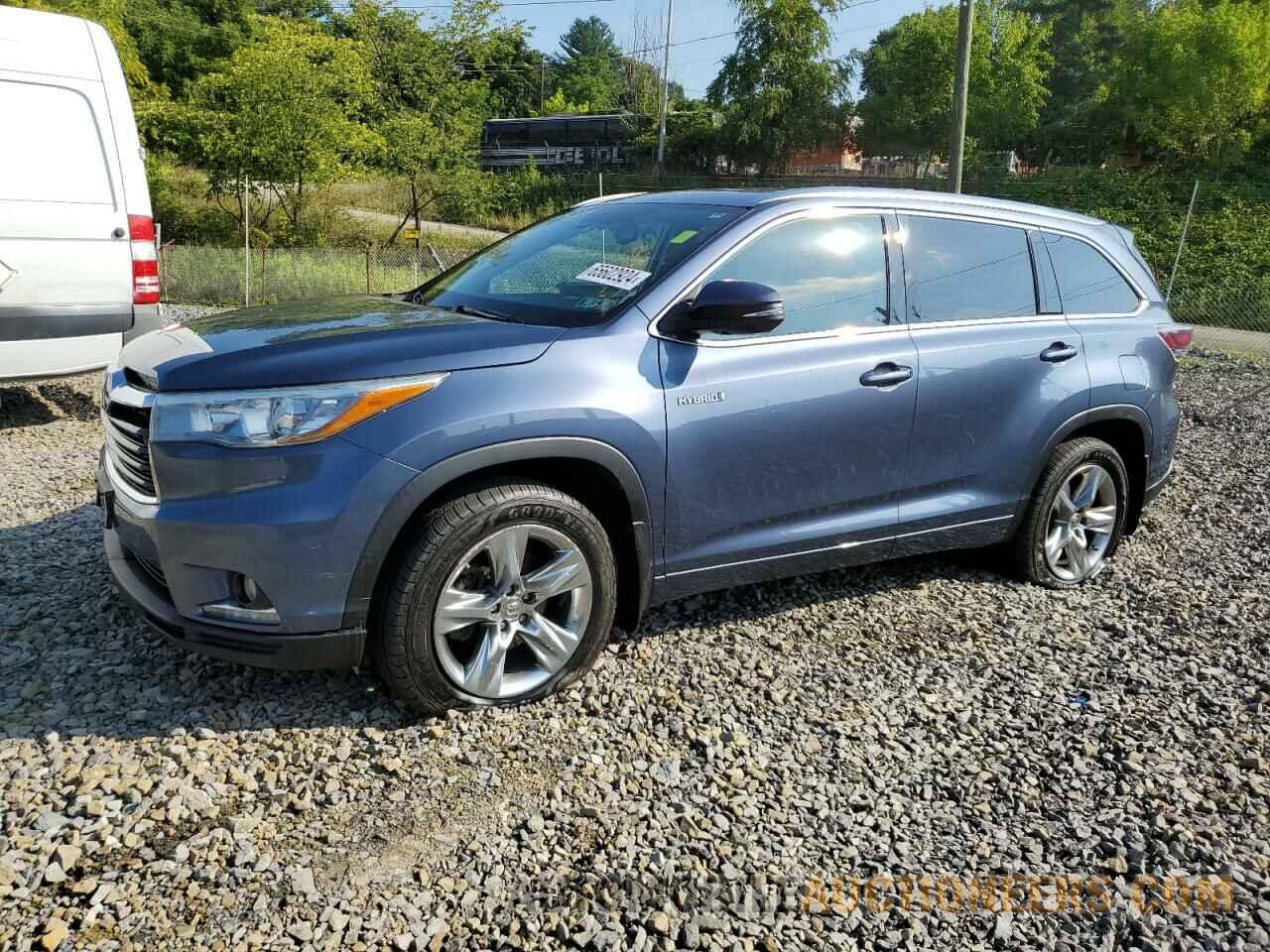 5TDDCRFHXFS007747 TOYOTA HIGHLANDER 2015