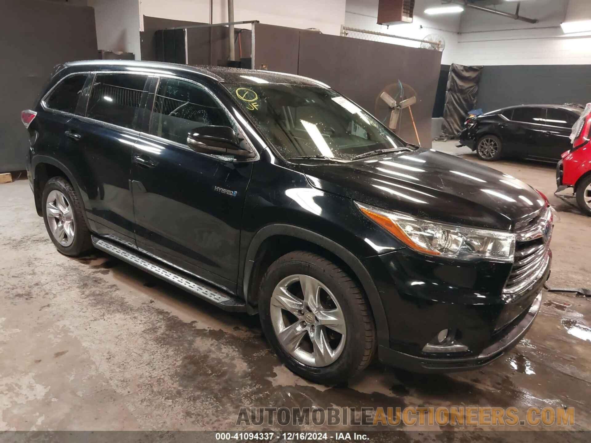 5TDDCRFHXFS009790 TOYOTA HIGHLANDER HYBRID 2015