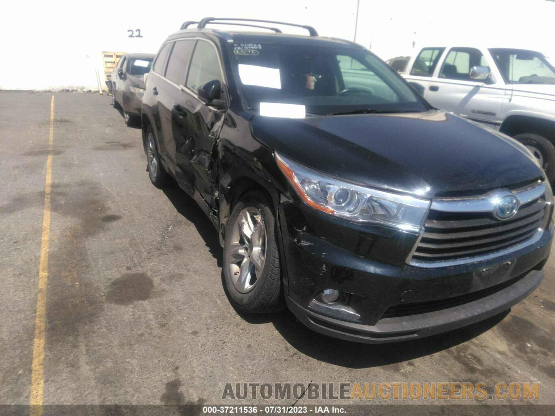 5TDDCRFHXFS010129 TOYOTA HIGHLANDER HYBRID 2015