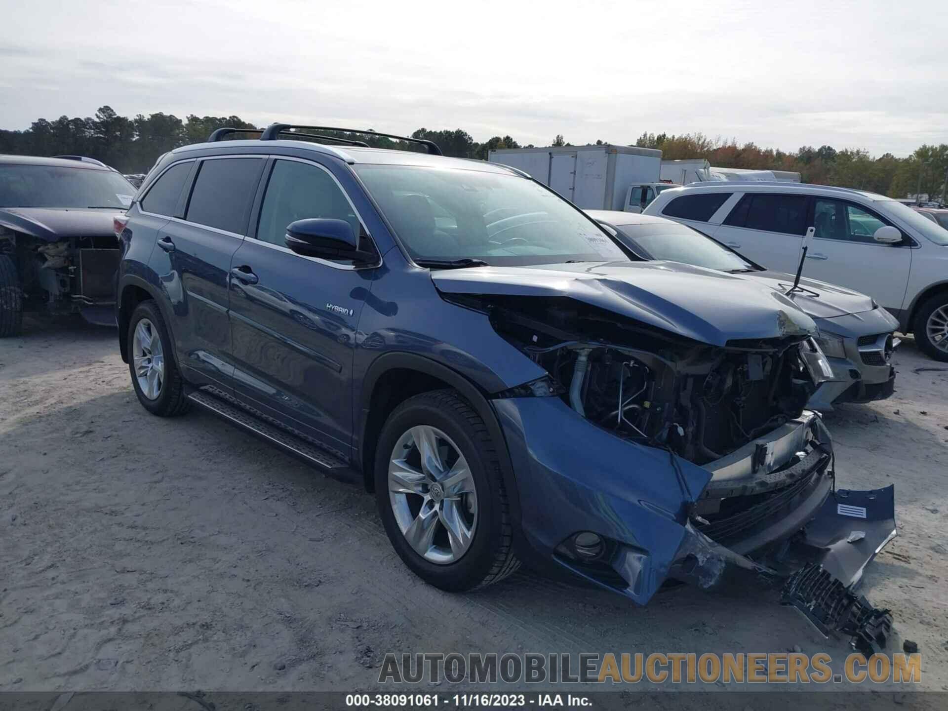 5TDDCRFHXFS011720 TOYOTA HIGHLANDER HYBRID 2015