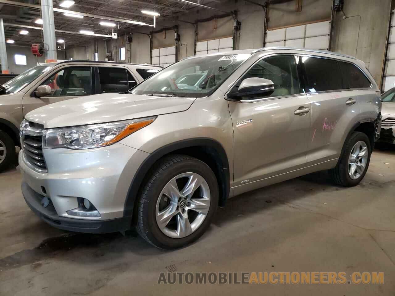 5TDDCRFHXGS015901 TOYOTA HIGHLANDER 2016