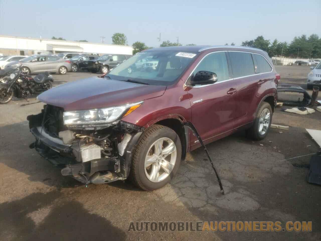 5TDDGRFH0HS034009 TOYOTA HIGHLANDER 2017