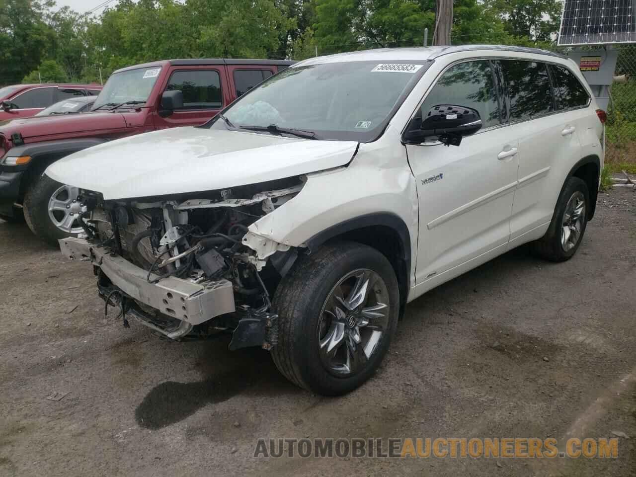 5TDDGRFH0KS054266 TOYOTA HIGHLANDER 2019