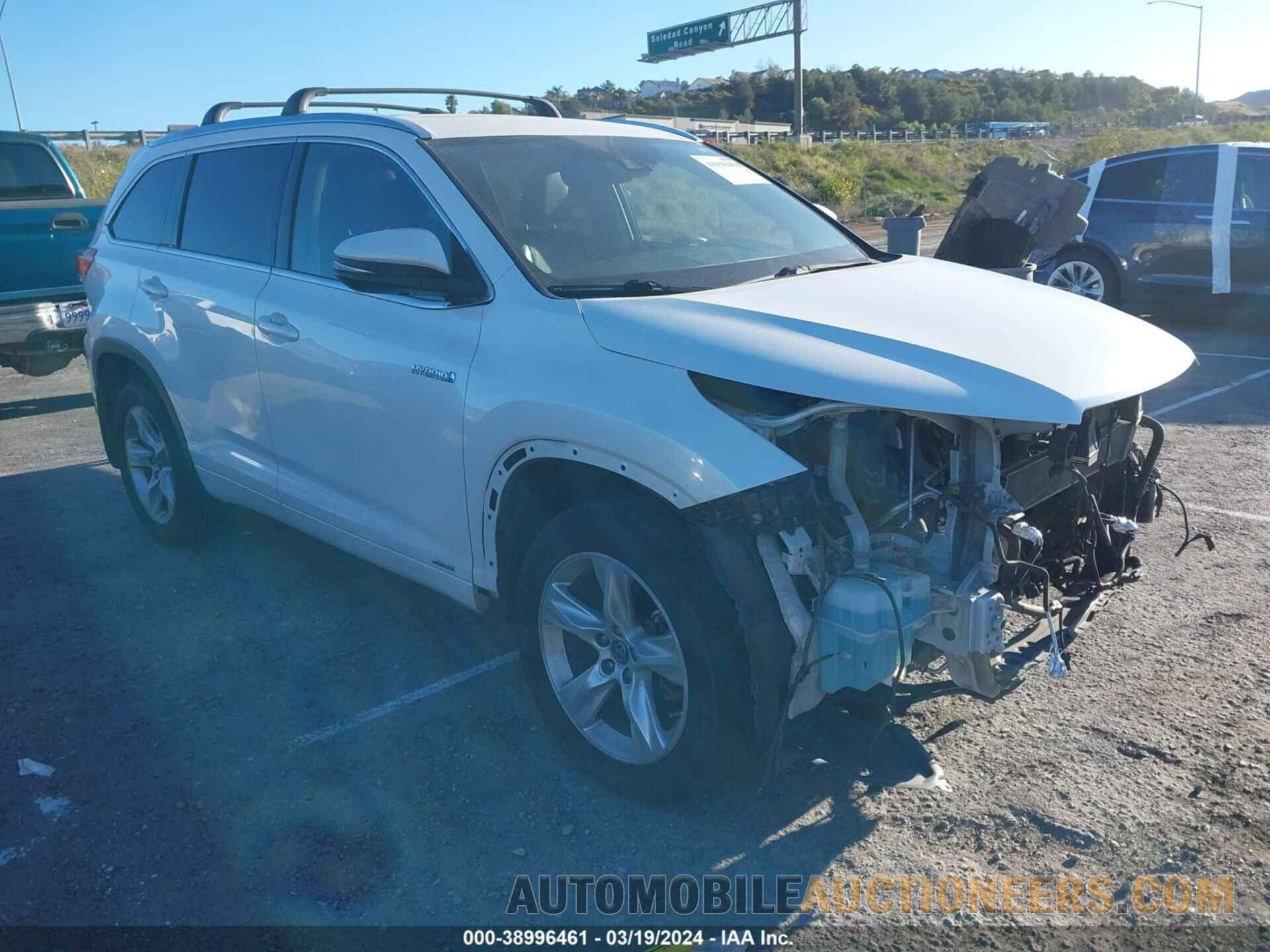 5TDDGRFH0KS054896 TOYOTA HIGHLANDER HYBRID 2019