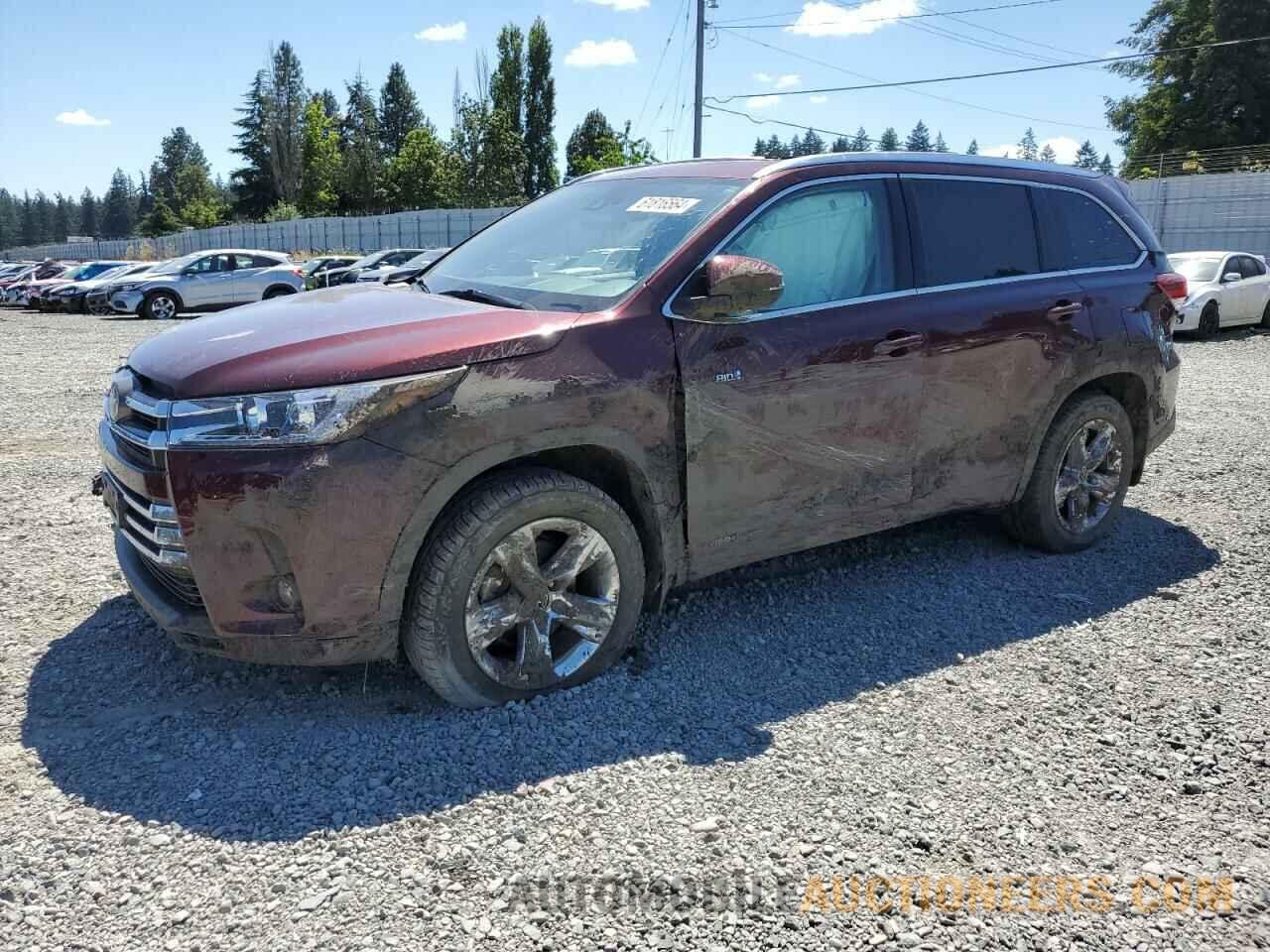 5TDDGRFH0KS057023 TOYOTA HIGHLANDER 2019