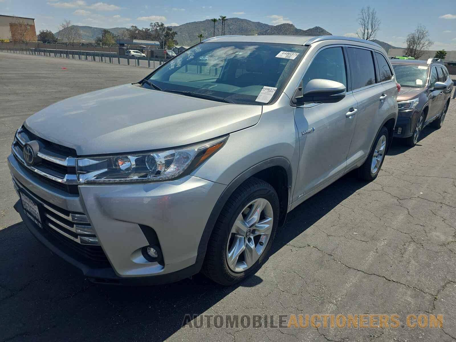 5TDDGRFH0KS061444 Toyota Highlander Hybrid 2019