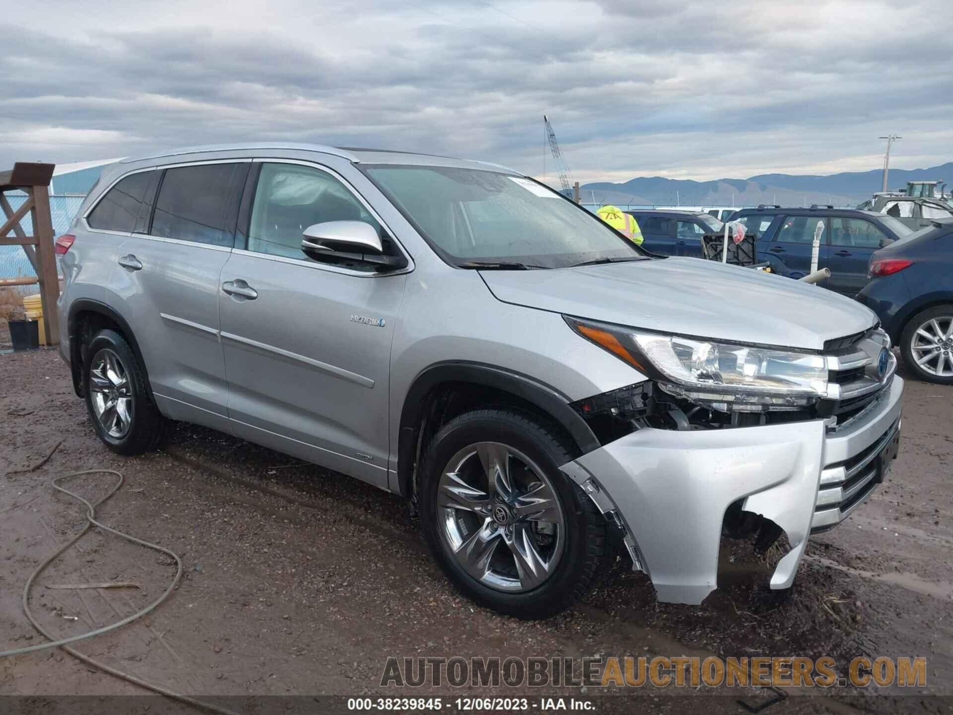 5TDDGRFH0KS078678 TOYOTA HIGHLANDER HYBRID 2019