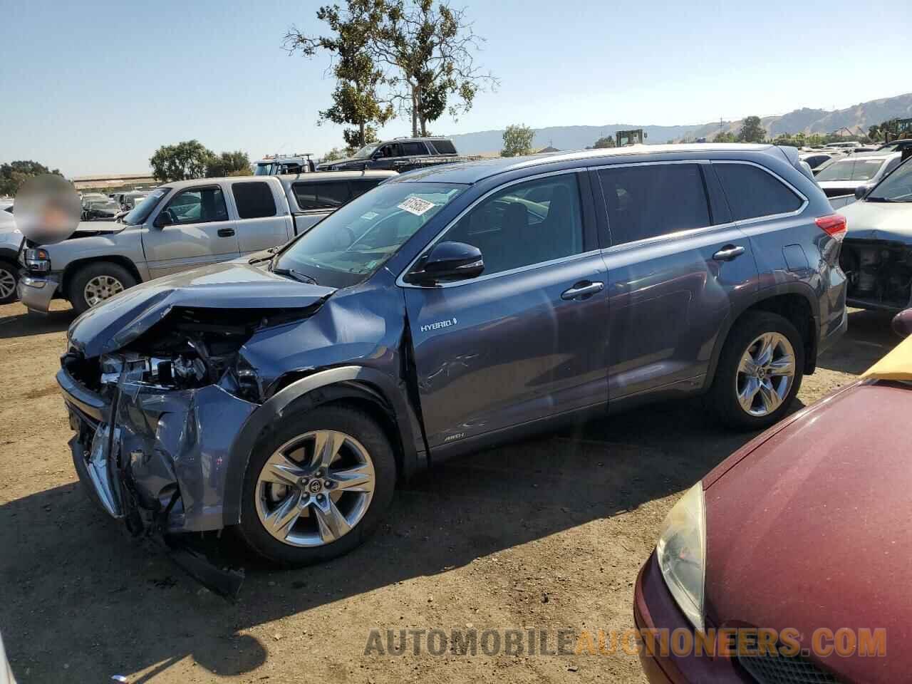 5TDDGRFH1HS025271 TOYOTA HIGHLANDER 2017