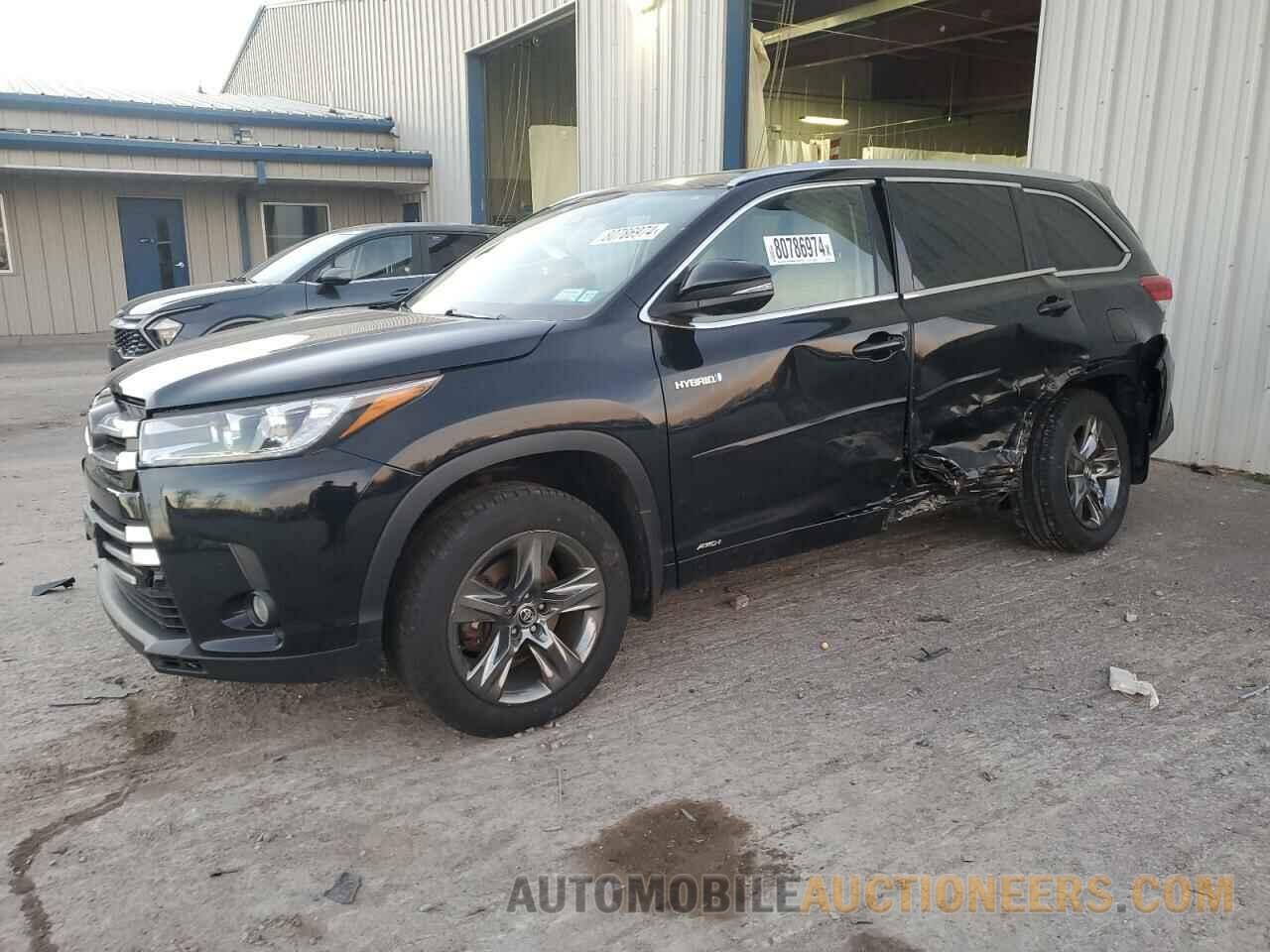 5TDDGRFH1HS025707 TOYOTA HIGHLANDER 2017