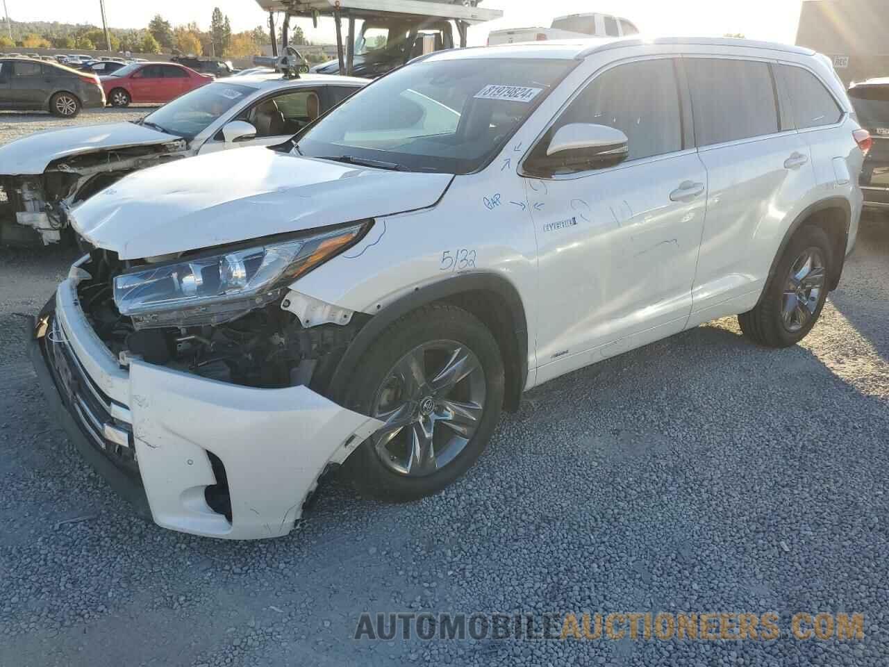 5TDDGRFH1HS030664 TOYOTA HIGHLANDER 2017